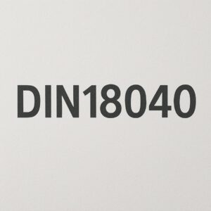 DIN Beschreibung 18040 Barrierefreiheit