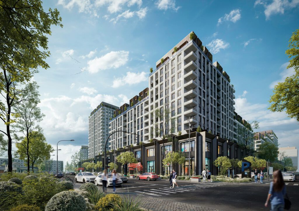 Visualisierung in der Architekturplanung mit realitätsnaher Darstellung von Gebäudeentwurf und Umfeld